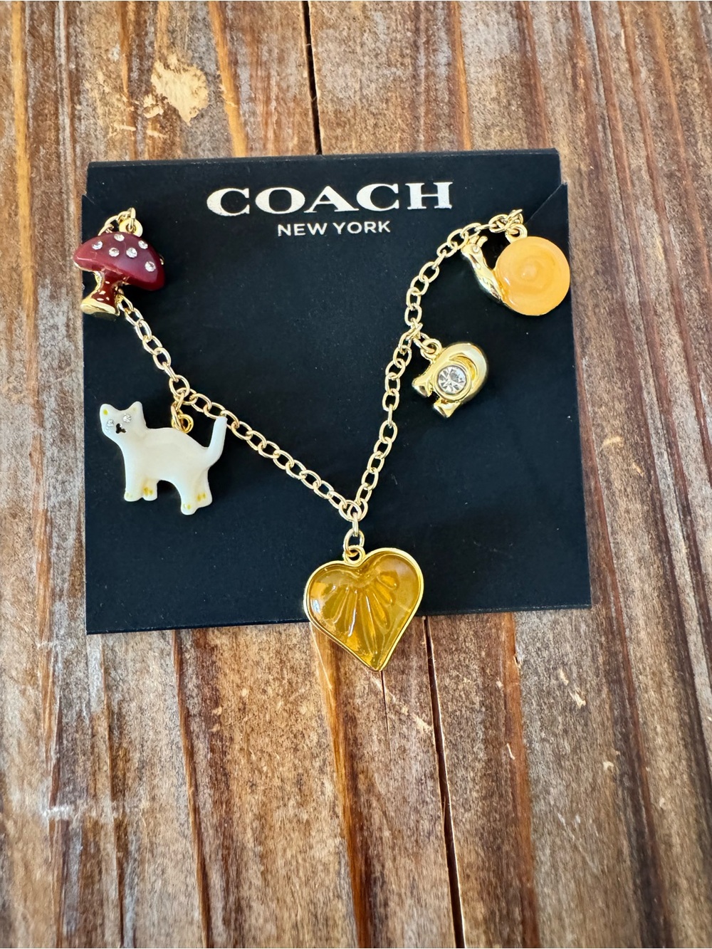 Coach Creature Multi Charm Bracelet, NWOT - Picture 7 of 16